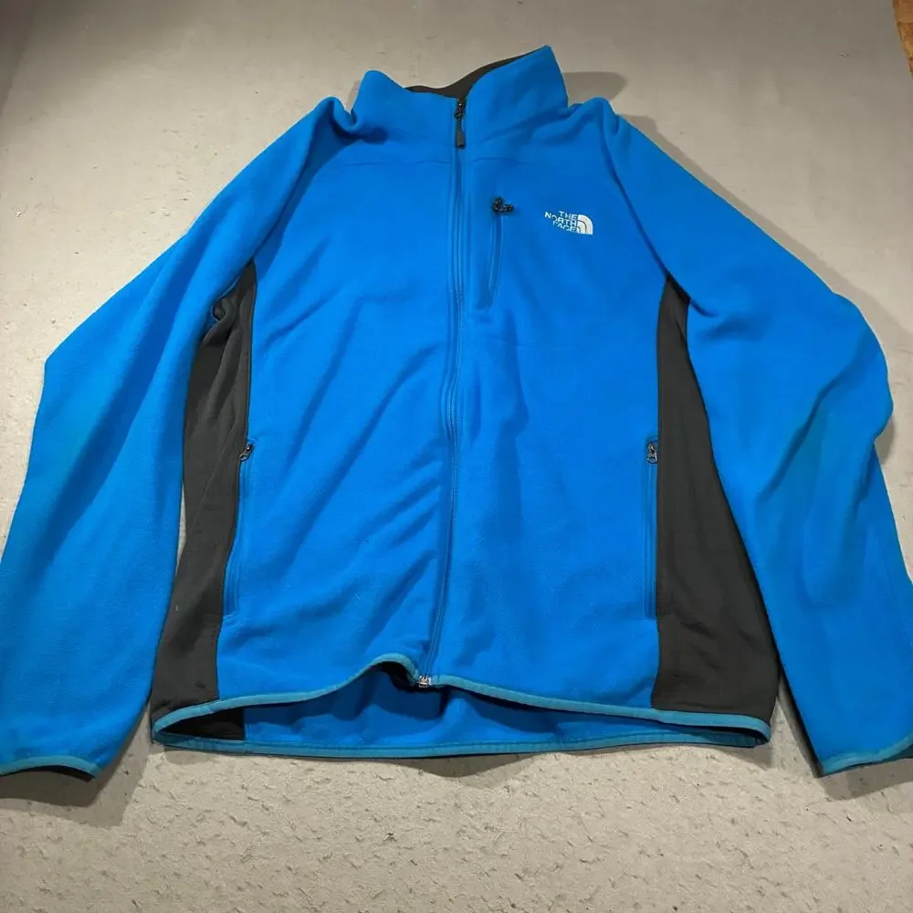 The North Face Summit Series Fleece Jacket Mens XL Blue Vented Performance